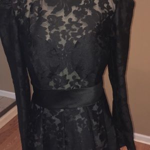 Brand new Black long sleeve gown